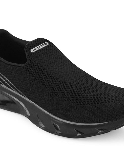 PILOT PRO Black Men's Walking Shoes